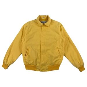 Vintage Pacific Trail Sportswear Harrington Jacket Men's Small Yellow